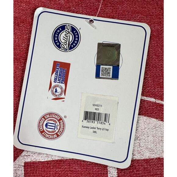 NWT University Of Utah Terry UofU Sweatshirt Size Small Women’s Red Long Sleeve - Picture 4 of 9